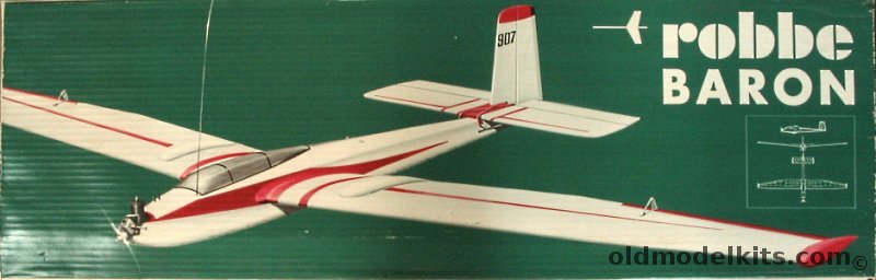 Robbe Baron (Breguette-902) Powered Sailplane - 102 inch Wingspan Remote Controlled Airplane, 3153 plastic model kit